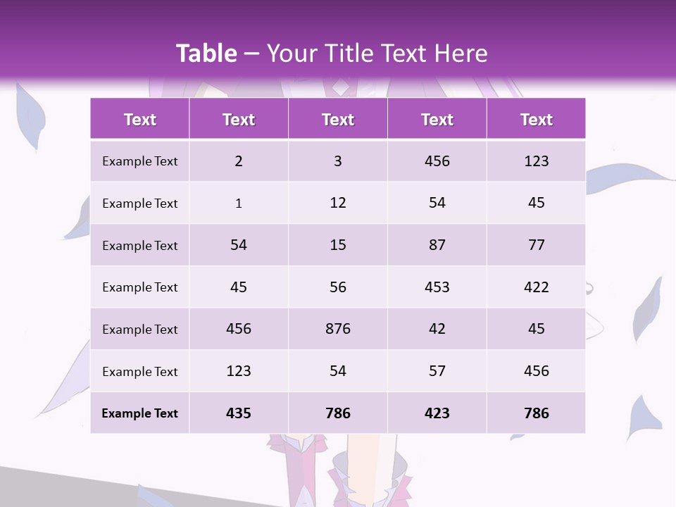 A Woman In A Purple Dress Is Walking Down The Runway PowerPoint Template
