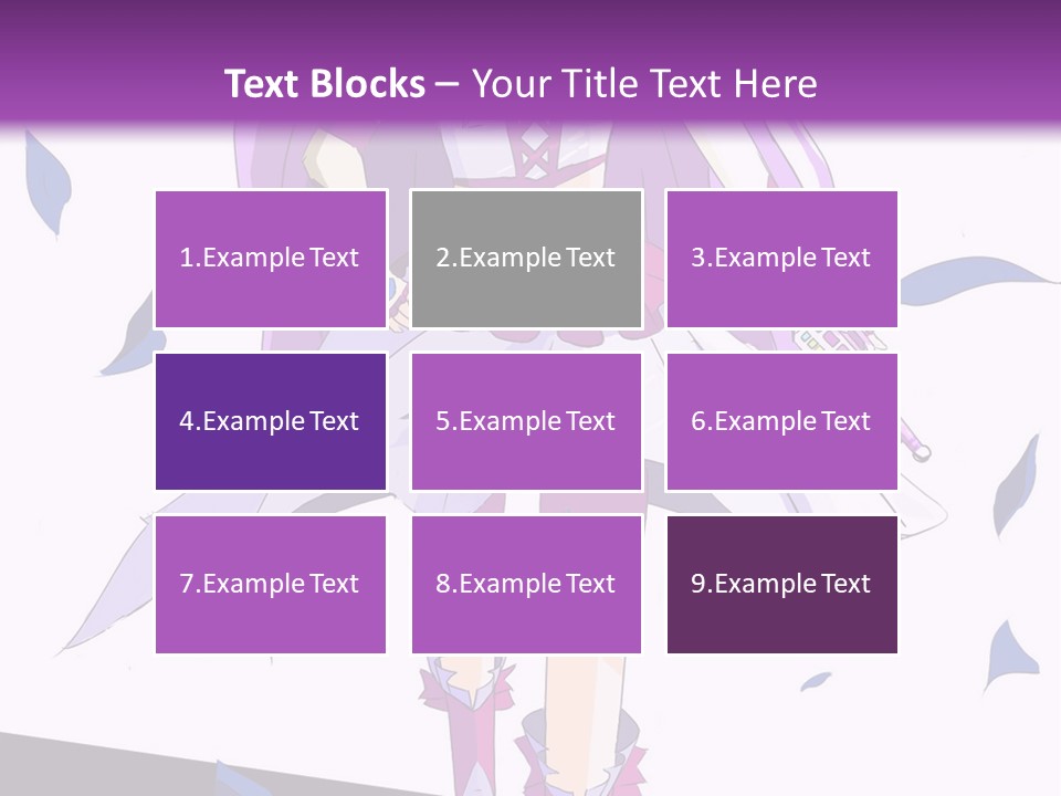 A Woman In A Purple Dress Is Walking Down The Runway PowerPoint Template