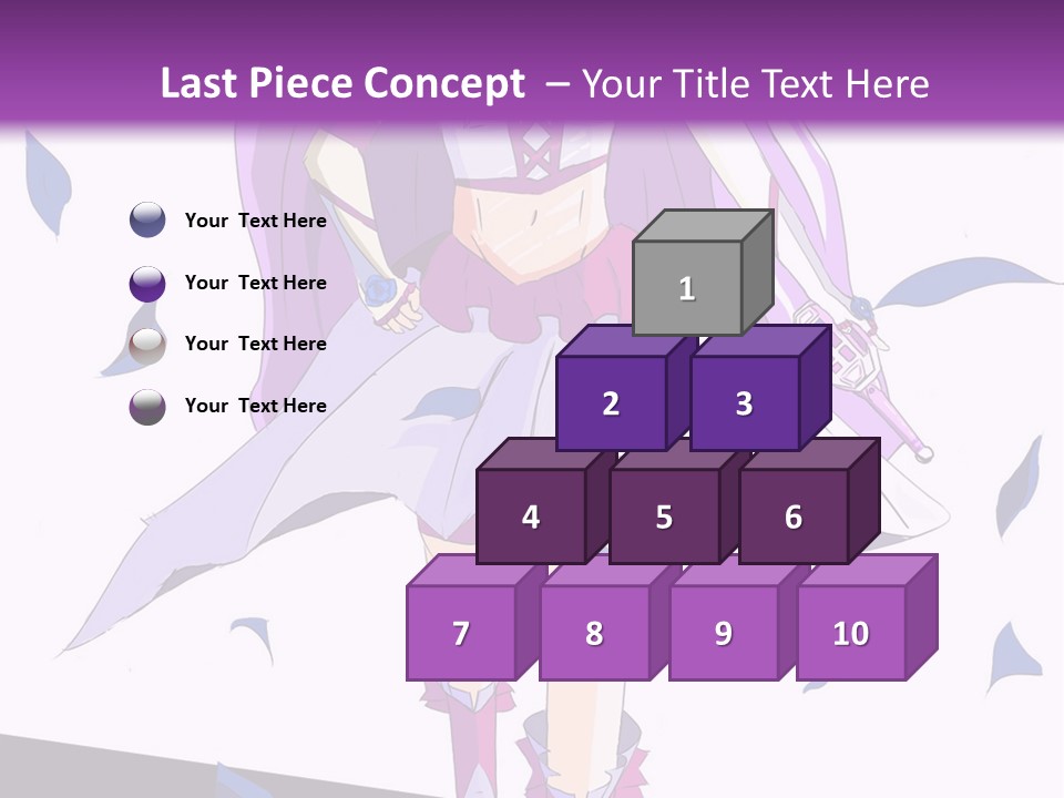 A Woman In A Purple Dress Is Walking Down The Runway PowerPoint Template