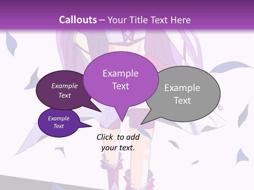 A Woman In A Purple Dress Is Walking Down The Runway PowerPoint Template