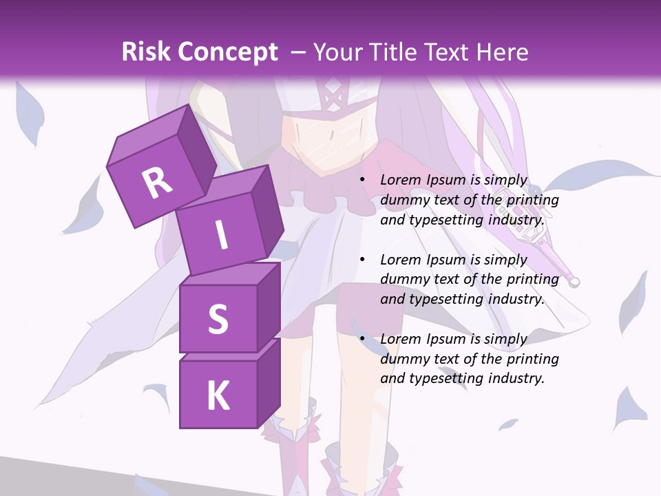 A Woman In A Purple Dress Is Walking Down The Runway PowerPoint Template