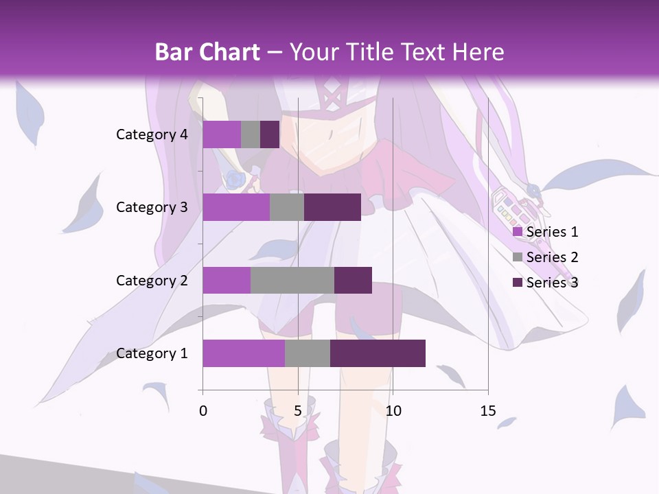 A Woman In A Purple Dress Is Walking Down The Runway PowerPoint Template