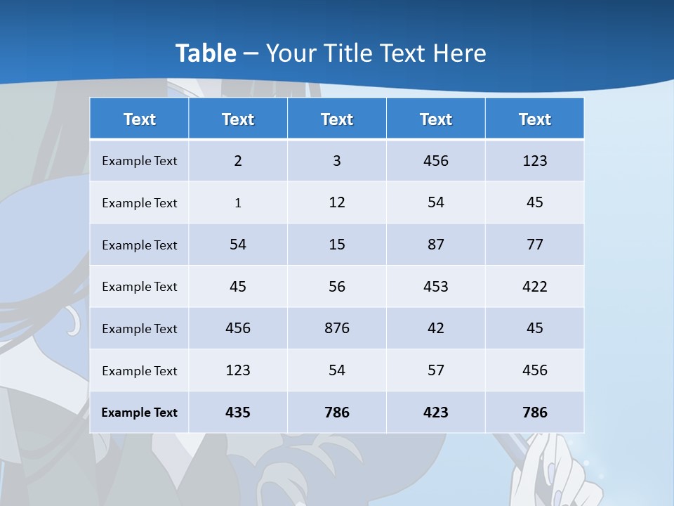 A Woman With An Umbrella Powerpoint Template PowerPoint Template