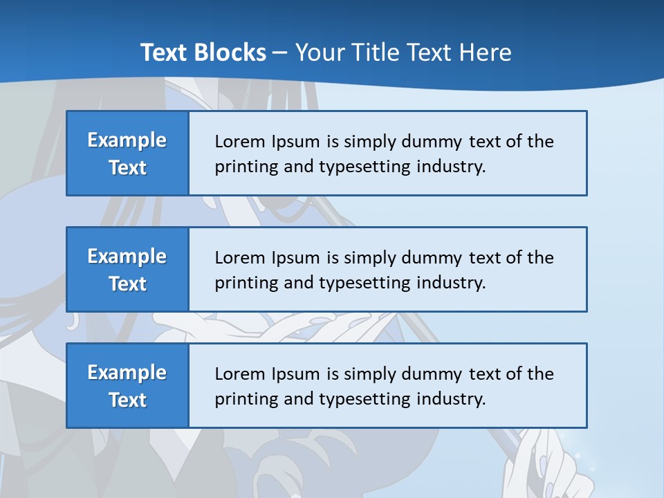 A Woman With An Umbrella Powerpoint Template PowerPoint Template