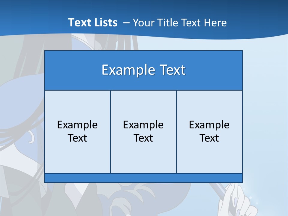 A Woman With An Umbrella Powerpoint Template PowerPoint Template