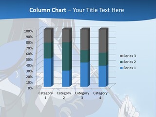 A Woman With An Umbrella Powerpoint Template PowerPoint Template