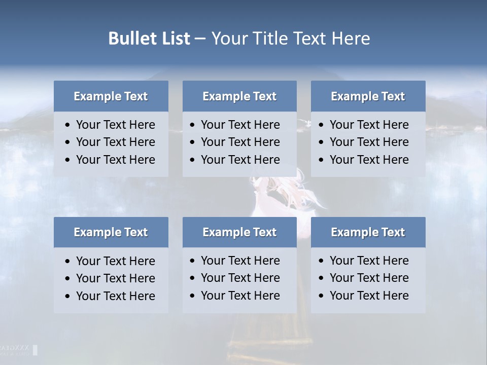 A Woman In A White Dress Standing On A Dock PowerPoint Template