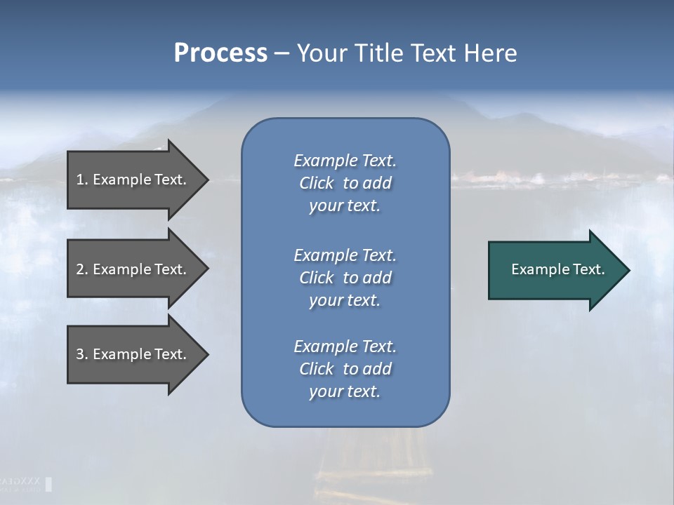 A Woman In A White Dress Standing On A Dock PowerPoint Template