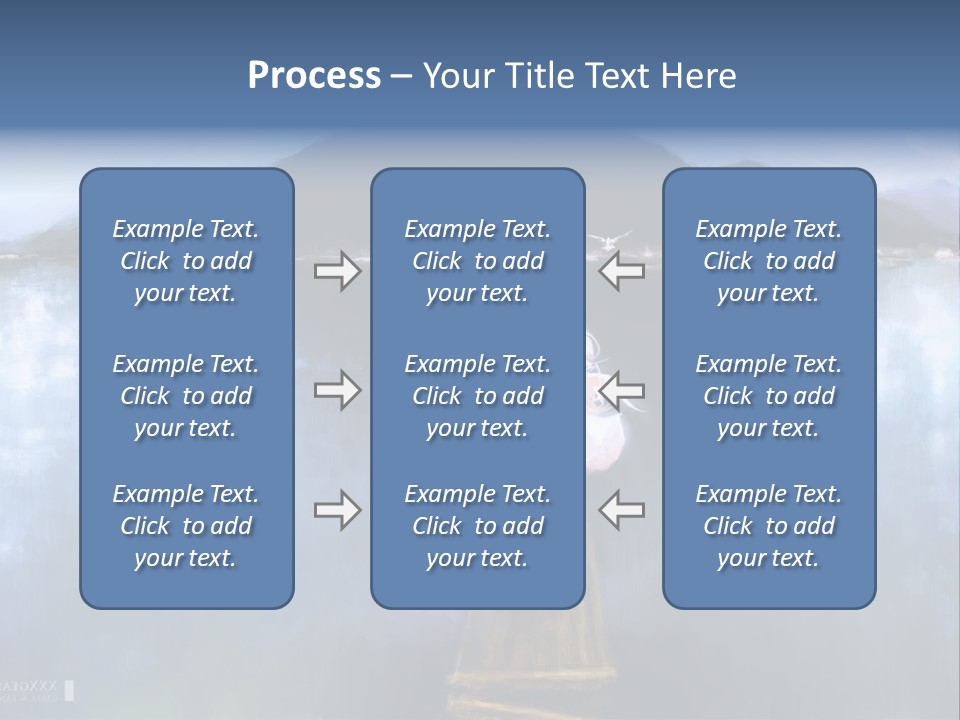 A Woman In A White Dress Standing On A Dock PowerPoint Template