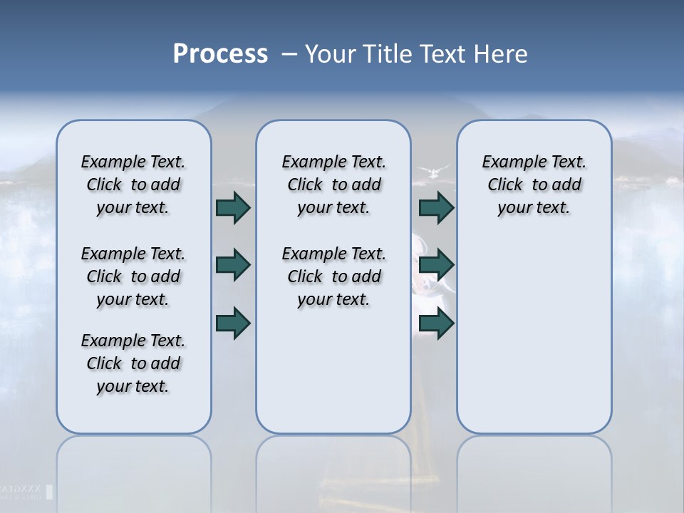 A Woman In A White Dress Standing On A Dock PowerPoint Template