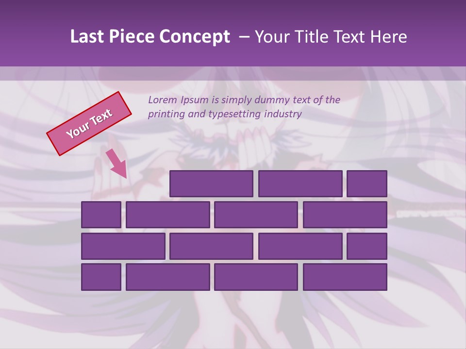 A Woman With Long White Hair Holding A Sword PowerPoint Template