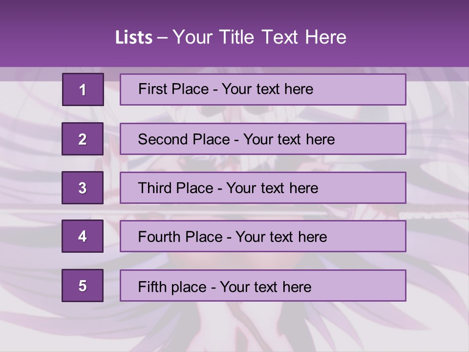 A Woman With Long White Hair Holding A Sword PowerPoint Template