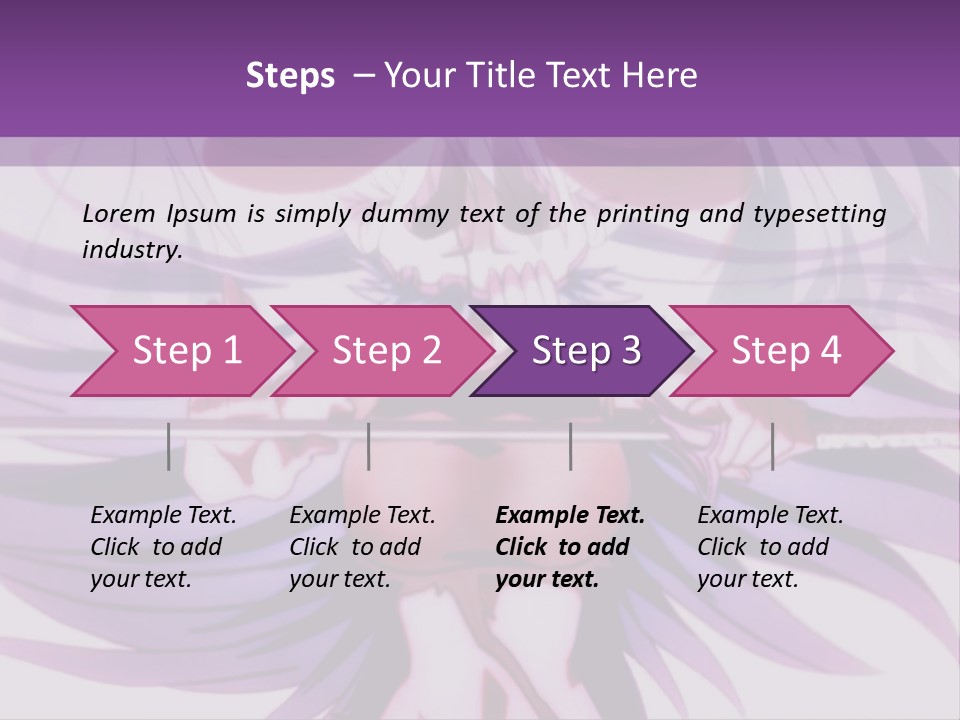 A Woman With Long White Hair Holding A Sword PowerPoint Template