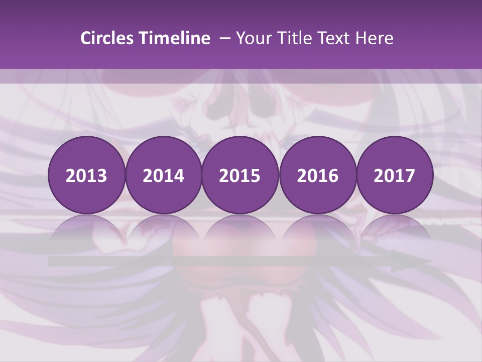 A Woman With Long White Hair Holding A Sword PowerPoint Template