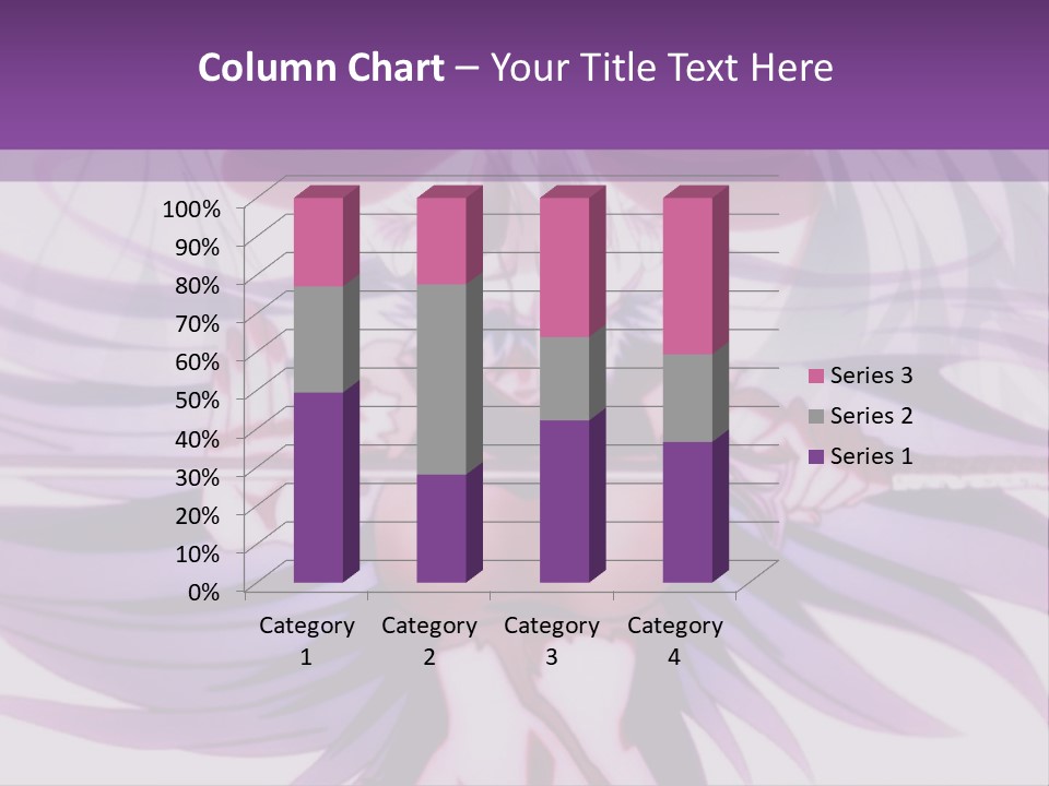 A Woman With Long White Hair Holding A Sword PowerPoint Template