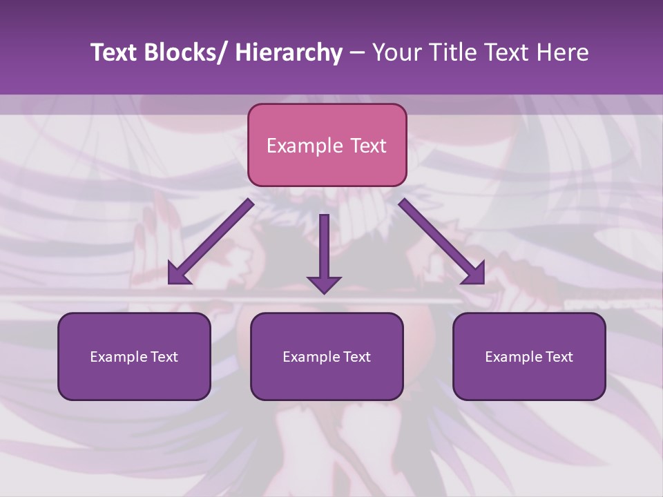 A Woman With Long White Hair Holding A Sword PowerPoint Template