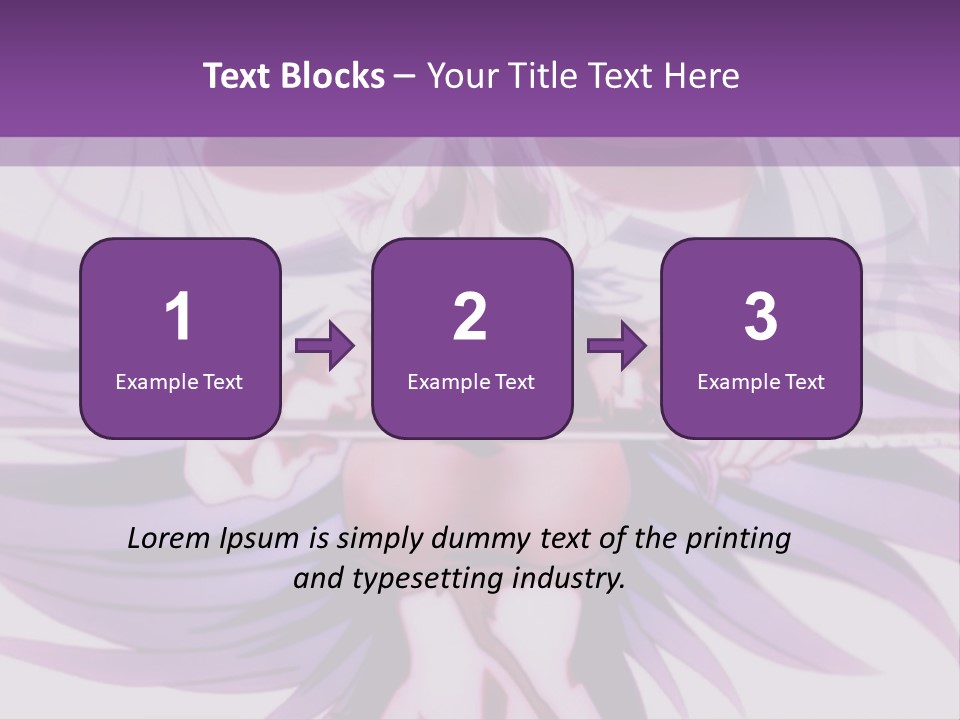 A Woman With Long White Hair Holding A Sword PowerPoint Template