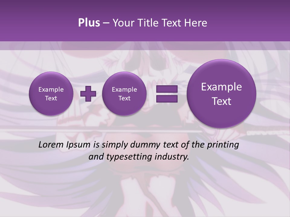 A Woman With Long White Hair Holding A Sword PowerPoint Template