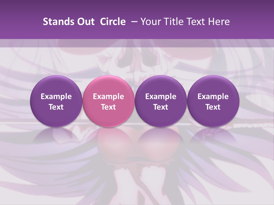 A Woman With Long White Hair Holding A Sword PowerPoint Template