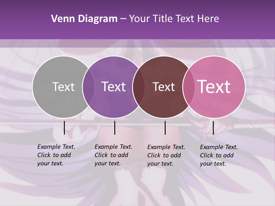 A Woman With Long White Hair Holding A Sword PowerPoint Template