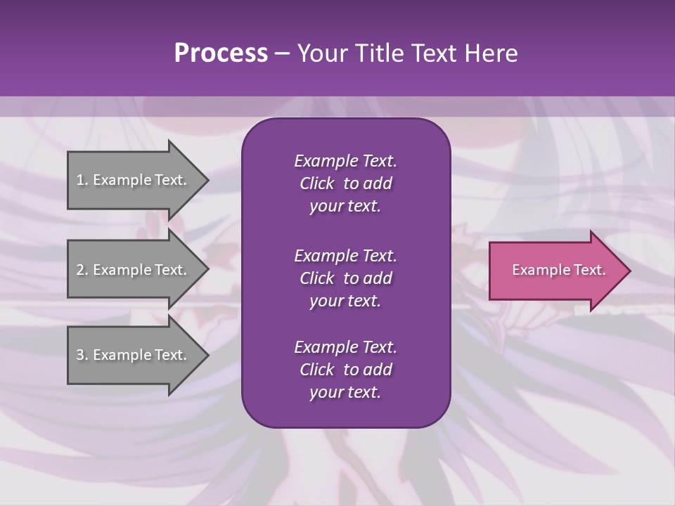 A Woman With Long White Hair Holding A Sword PowerPoint Template