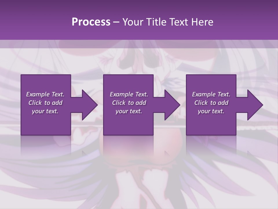 A Woman With Long White Hair Holding A Sword PowerPoint Template