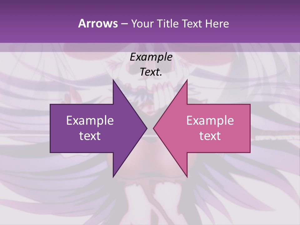 A Woman With Long White Hair Holding A Sword PowerPoint Template