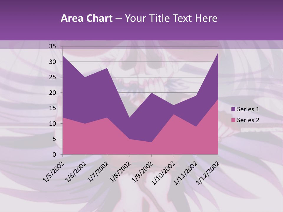 A Woman With Long White Hair Holding A Sword PowerPoint Template