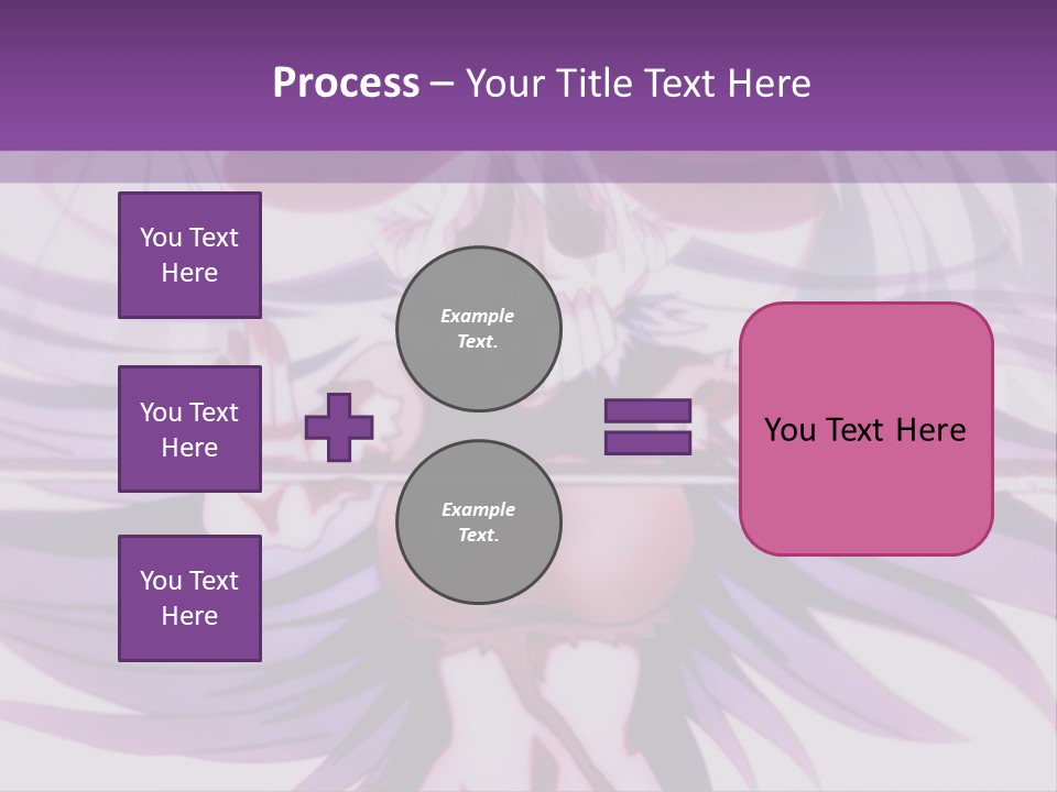 A Woman With Long White Hair Holding A Sword PowerPoint Template