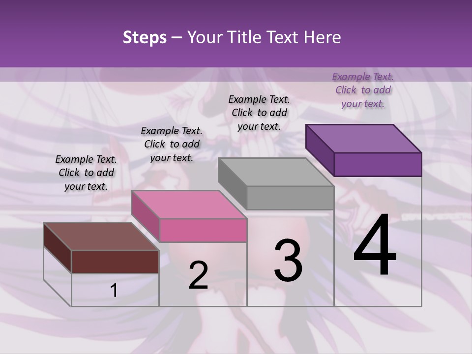 A Woman With Long White Hair Holding A Sword PowerPoint Template