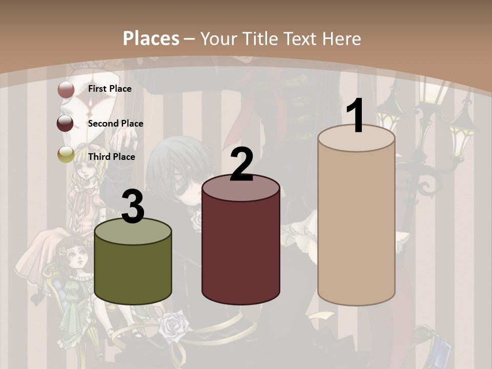 A Group Of People Dressed Up In Costumes PowerPoint Template