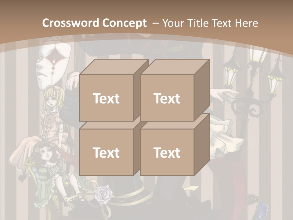 A Group Of People Dressed Up In Costumes PowerPoint Template
