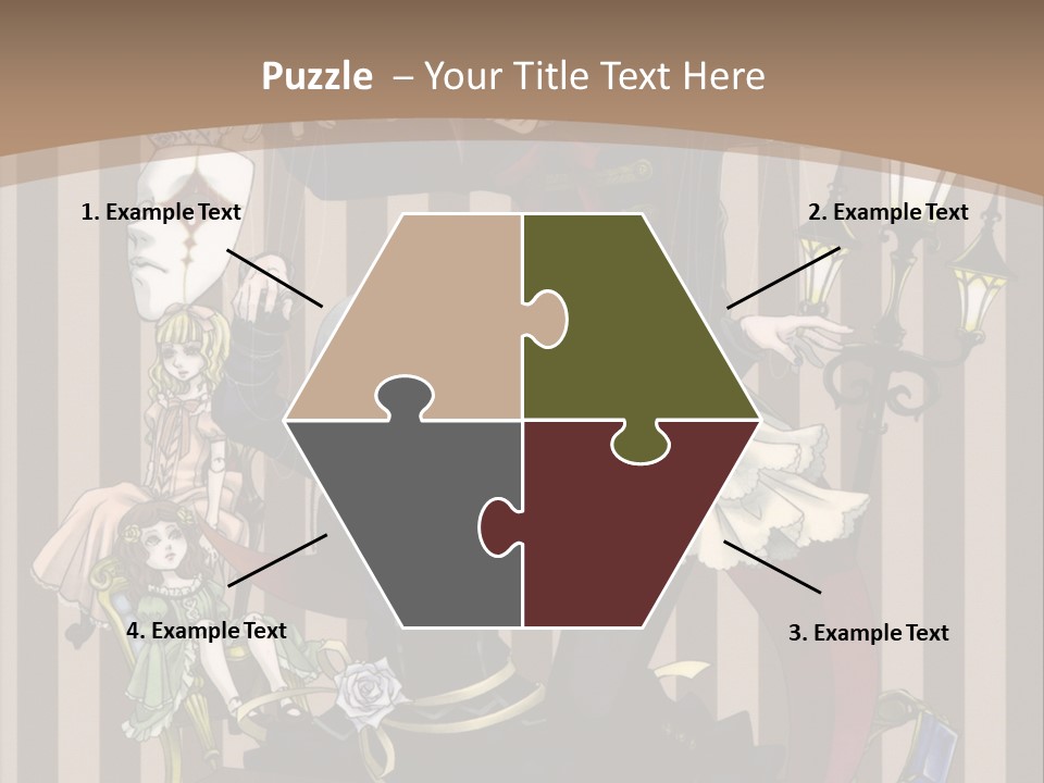 A Group Of People Dressed Up In Costumes PowerPoint Template