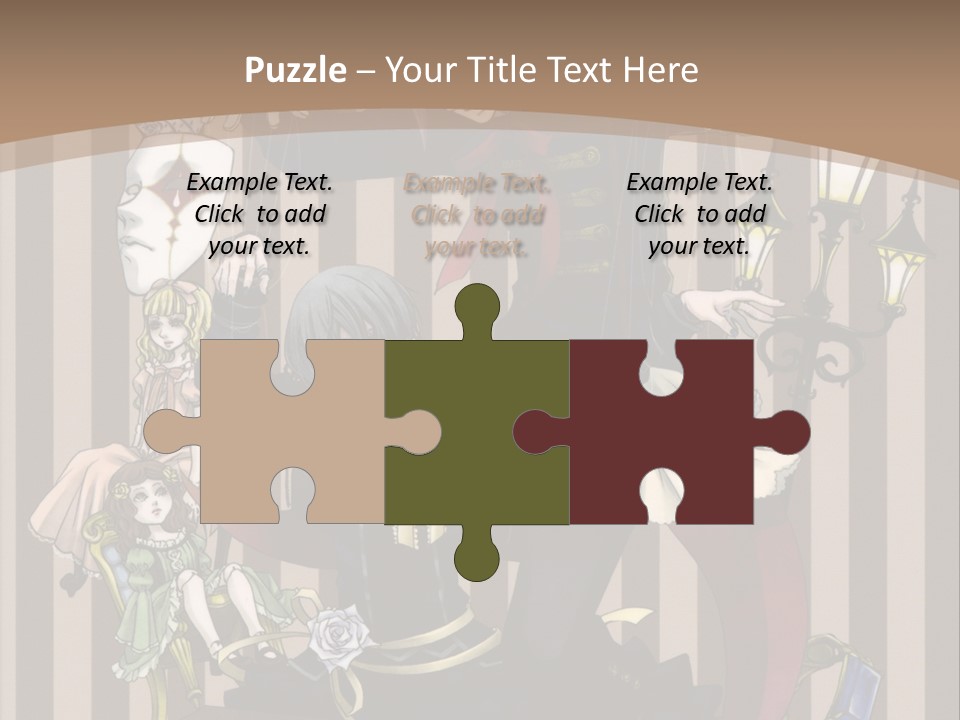 A Group Of People Dressed Up In Costumes PowerPoint Template