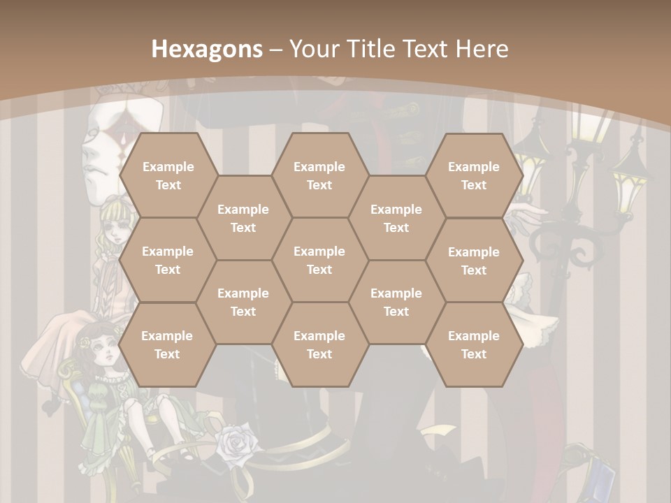 A Group Of People Dressed Up In Costumes PowerPoint Template