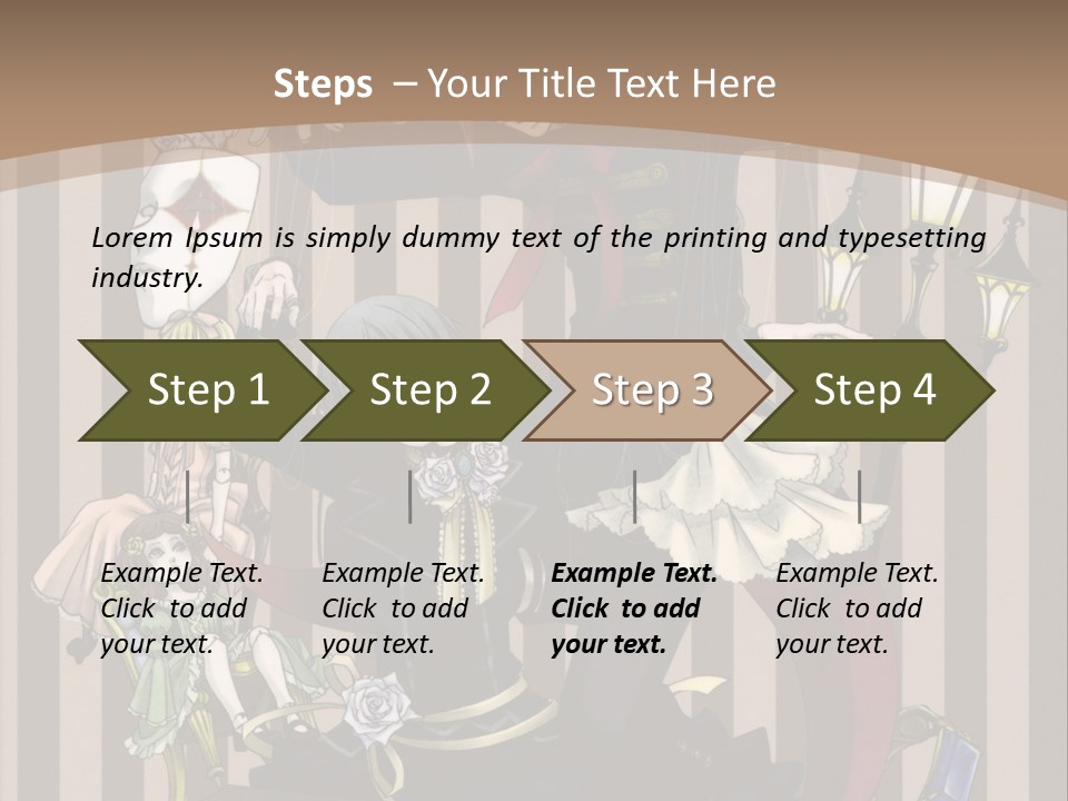 A Group Of People Dressed Up In Costumes PowerPoint Template