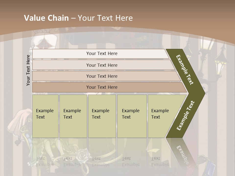 A Group Of People Dressed Up In Costumes PowerPoint Template