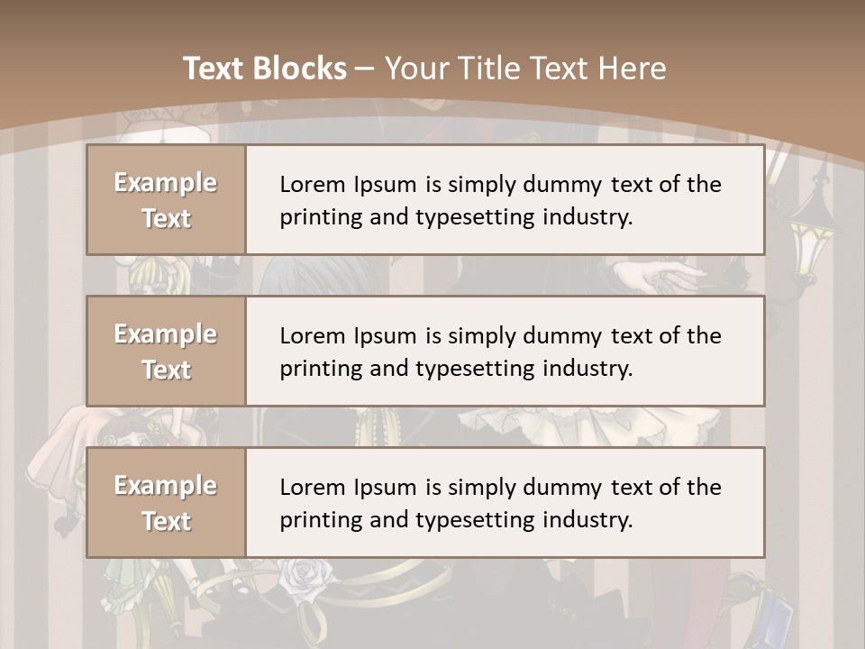 A Group Of People Dressed Up In Costumes PowerPoint Template