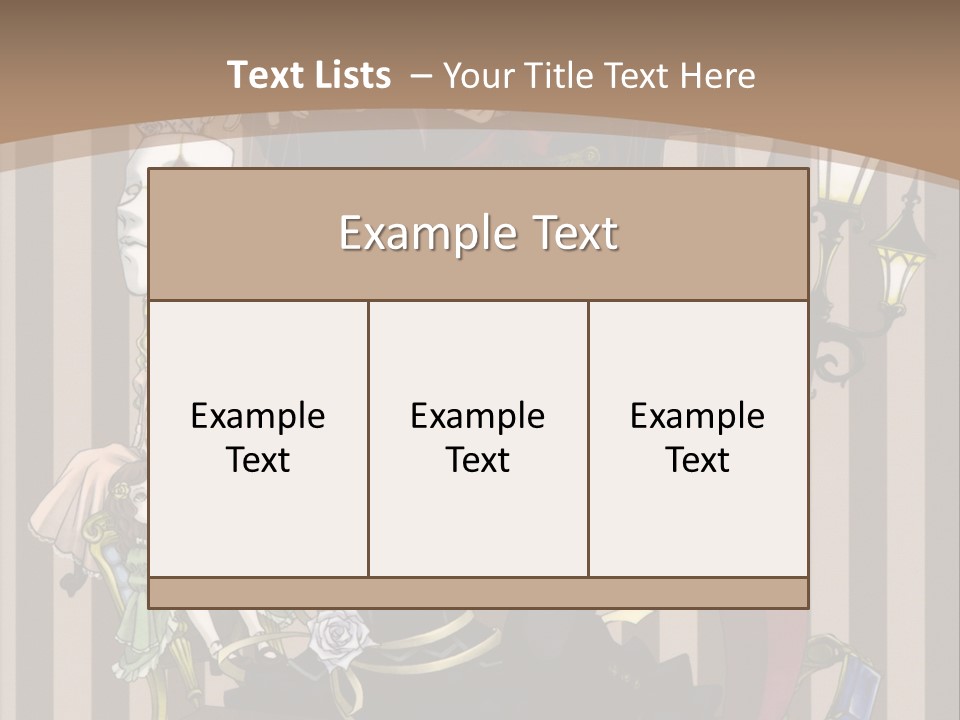 A Group Of People Dressed Up In Costumes PowerPoint Template