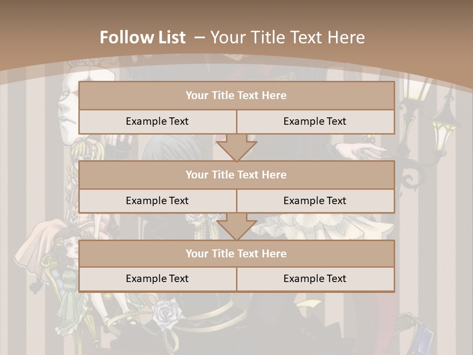 A Group Of People Dressed Up In Costumes PowerPoint Template