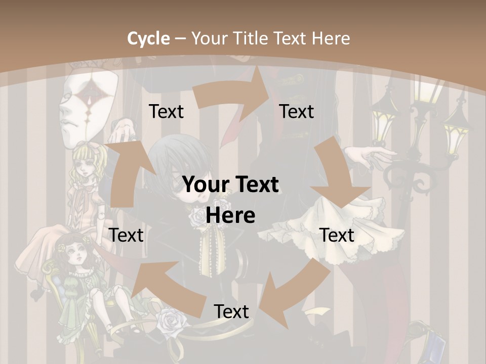 A Group Of People Dressed Up In Costumes PowerPoint Template