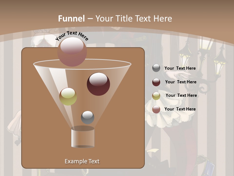 A Group Of People Dressed Up In Costumes PowerPoint Template