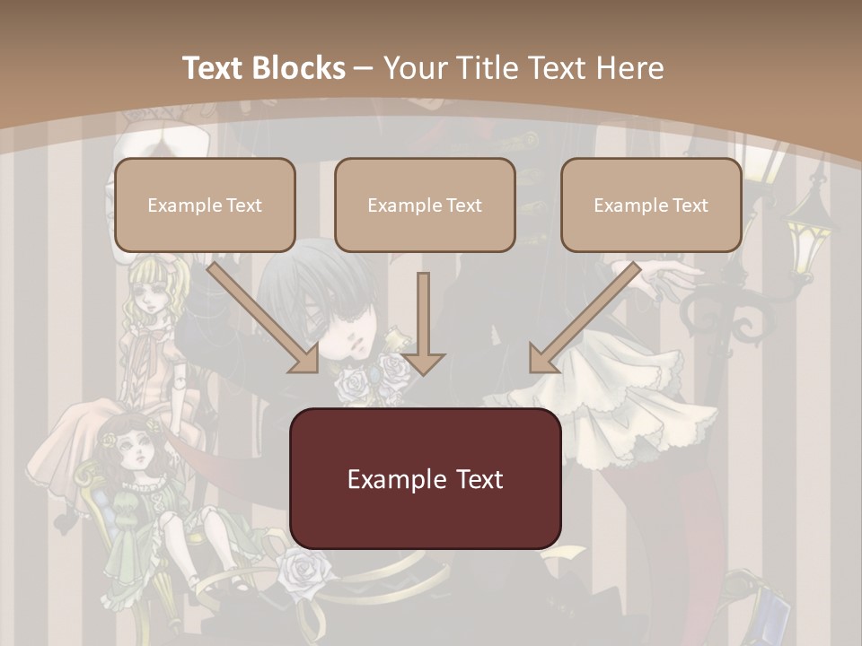 A Group Of People Dressed Up In Costumes PowerPoint Template