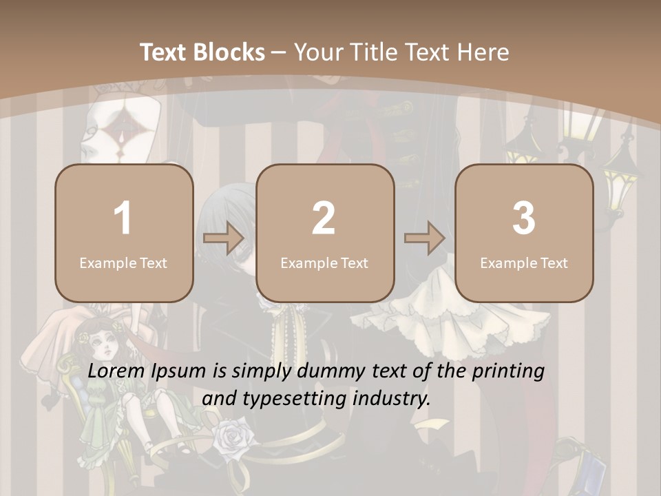 A Group Of People Dressed Up In Costumes PowerPoint Template