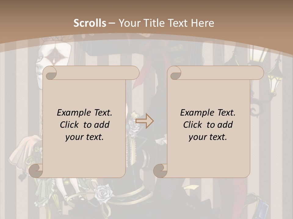 A Group Of People Dressed Up In Costumes PowerPoint Template