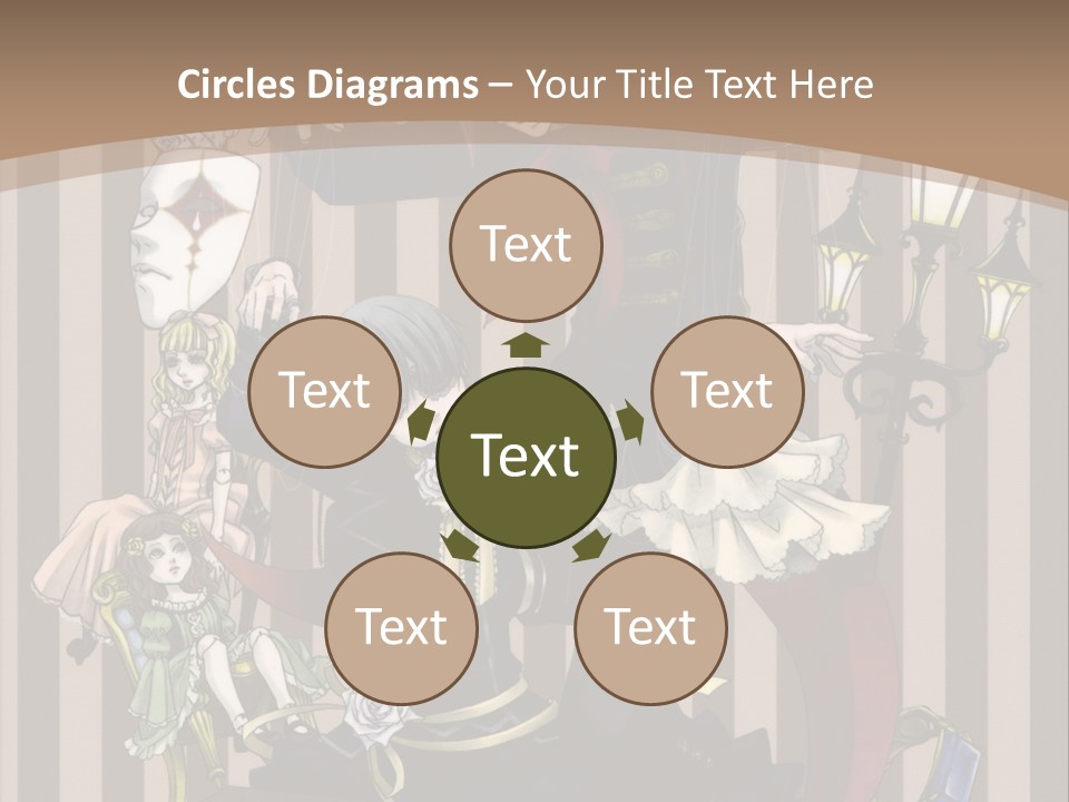 A Group Of People Dressed Up In Costumes PowerPoint Template