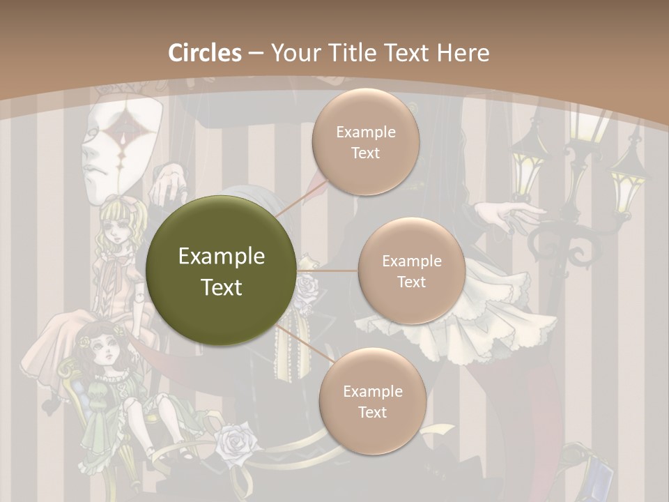 A Group Of People Dressed Up In Costumes PowerPoint Template