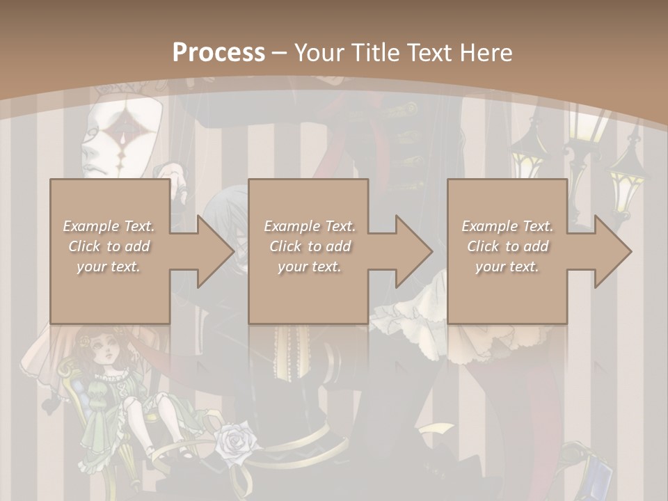 A Group Of People Dressed Up In Costumes PowerPoint Template
