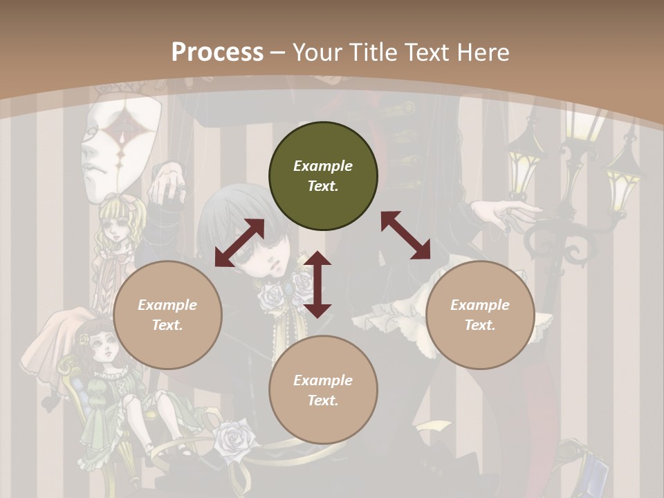 A Group Of People Dressed Up In Costumes PowerPoint Template