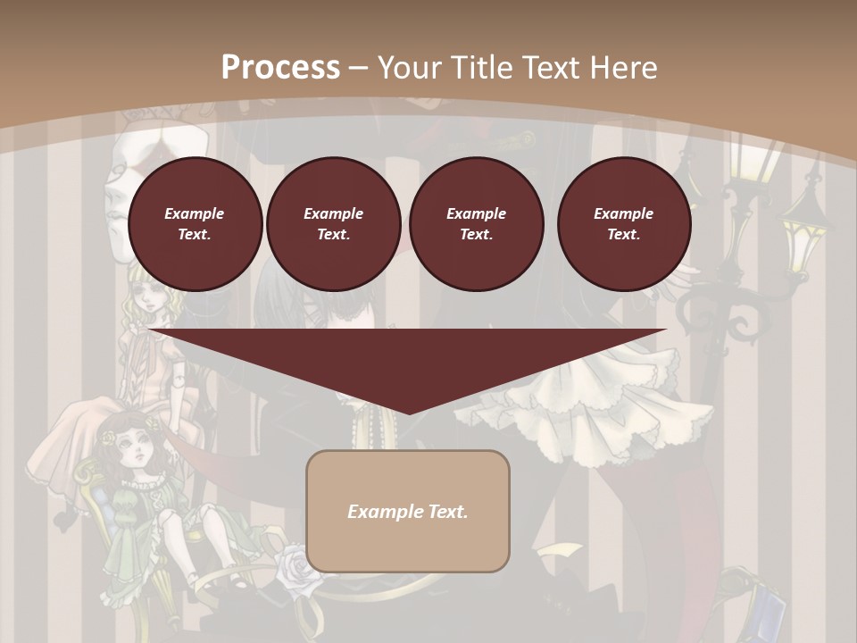 A Group Of People Dressed Up In Costumes PowerPoint Template